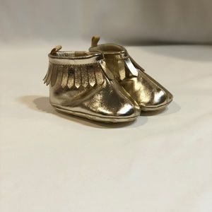 NWOT Gymboree Gold Metallic Moccasin